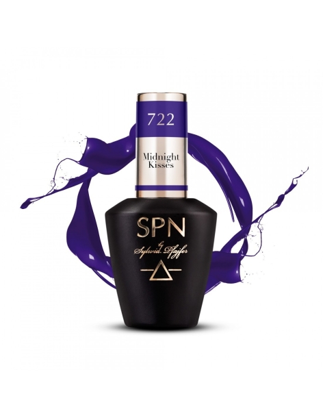 722 Éjféli csók UV LaQ 8ml - Minden géllakk szín - SPN Nails- 