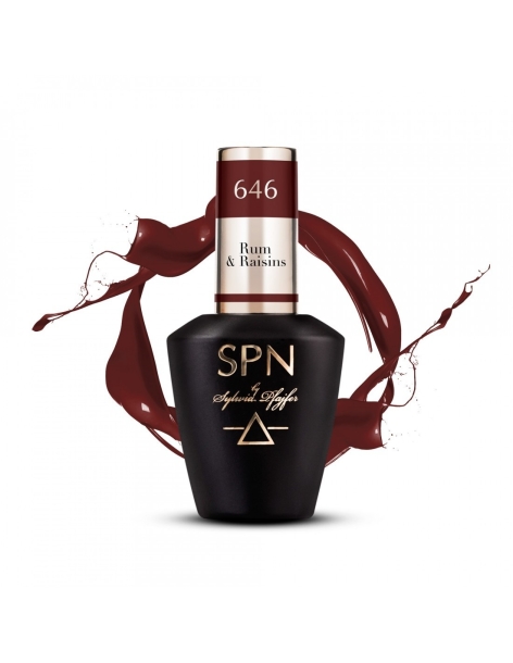 646 Rum és mazsola UV LaQ 8ml - Minden géllakk szín - SPN Nails- 