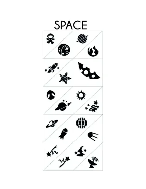 Space - Stencil - Stencils- 