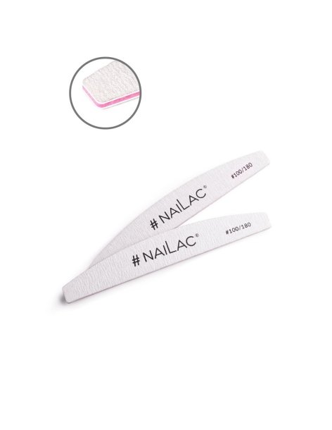 Half round NaiLac file 100/180 - Categories- 
