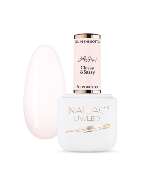 Żel w butelce JellyMe! Classy&Sassy NaiLac 7 ml - Żele twarde- 