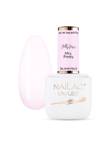 Gel în sticlă JellyMe! Mrs. Pretty NaiLac 7 ml use by 09/2024 - Geluri dure- 