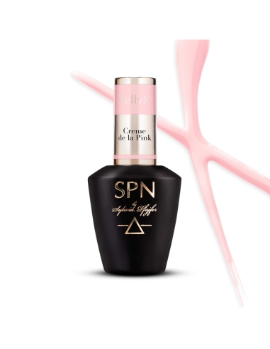 SPN Nails - Gel în sticlă JellyX Creme de la Pink 8 ml - Geluri dure- 