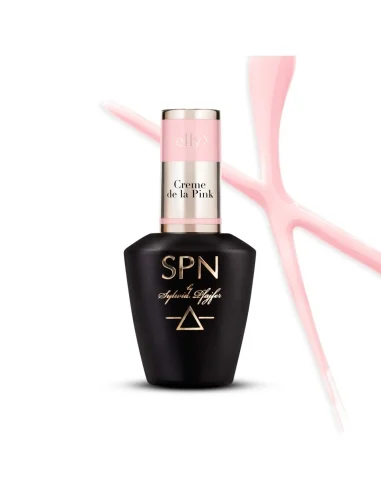 SPN Nails - Żel w butelce JellyX Creme de la Pink 8 ml - Żele twarde- 