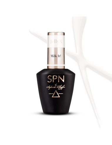 SPN Nails - Gel într-o sticlă JellyX Milk It! 8 ml - Geluri dure- 