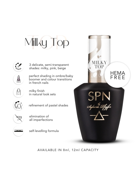 Milky Top UV LaQ 12 ml - Kategorie- 