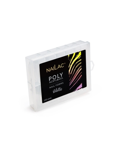Poly Acryl&Gel Dual Forms Stiletto NaiLac - Acrylogel - Metoda PolyGel-