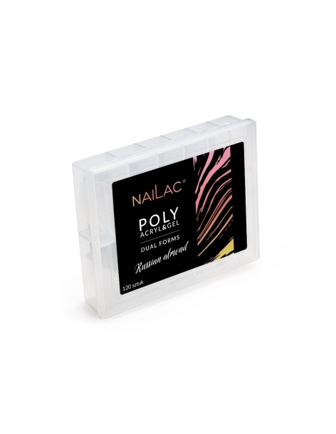 Poly Acryl&Gel Dual Forms Russian Almond NaiLac - Acrylogel & PolyGel Method- 