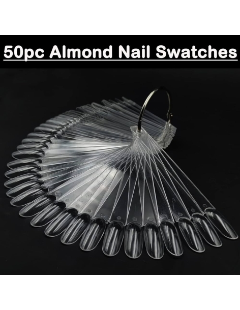 Nail Display Clear Sticks 50pcs - Categories- 