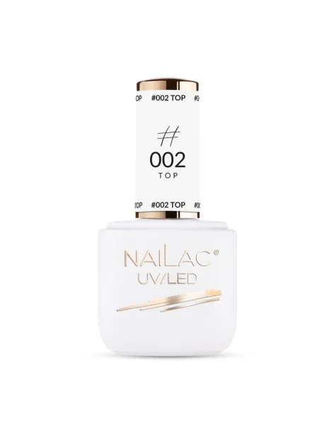 #002 Hybrid top coat NaiLac 7ml - Toate culorile de gel lac - NaiLac- 