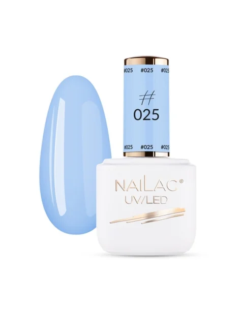 #025 Hybrid polish NaiLac 7ml - Toate culorile de gel lac - NaiLac- 