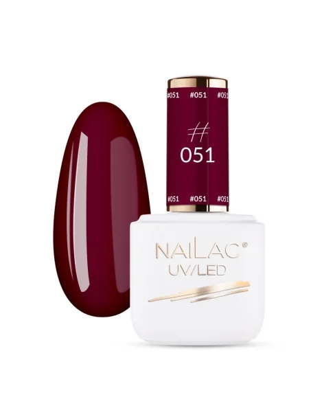 #051 Hybrid polish NaiLac 7ml - Toate culorile de gel lac - NaiLac- 