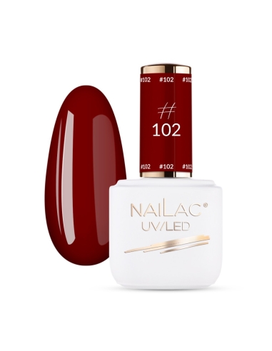 #102 Hybrid polish NaiLac 7ml - Toate culorile de gel lac - NaiLac- 