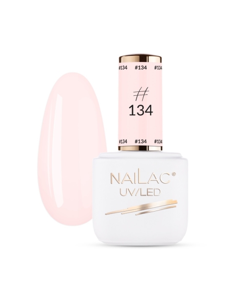 #134 Hibrid lakk NaiLac 7ml - Minden géllakk szín - NaiLac- 