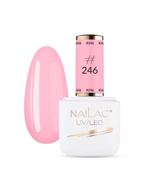 #246 Hibrid polírozás NaiLac 7ml - Minden géllakk szín - NaiLac- 