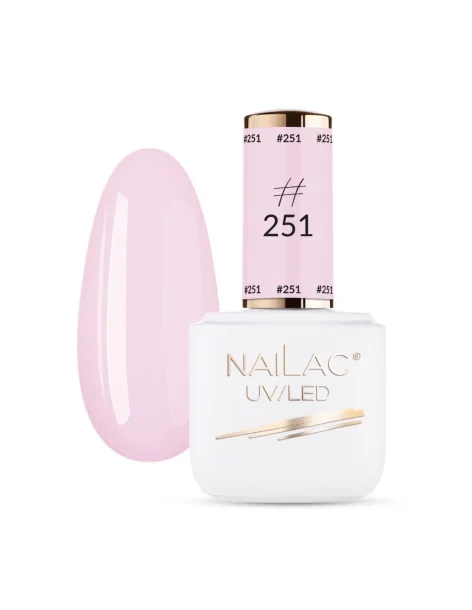 #251 Hibrid polírozó NaiLac 7ml - Minden géllakk szín - NaiLac- 