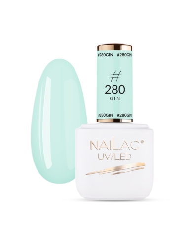 #280 GIN GIN Hybrid polish NaiLac 7ml - Toate culorile de gel lac - NaiLac- 