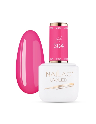 #304 Hybrid polish NaiLac 7ml - Toate culorile de gel lac - NaiLac- 