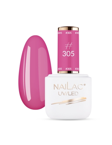 #305 Hybrid polish NaiLac 7ml - Toate culorile de gel lac - NaiLac- 