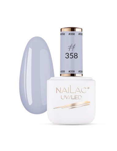 #358 Lac hibrid NaiLac 7ml - Toate culorile de gel lac - NaiLac- 