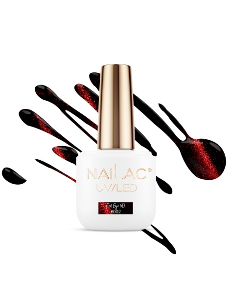 Cat Eye 5D #002 NaiLac 7ml - Hybrid Polish - NaiLac- 