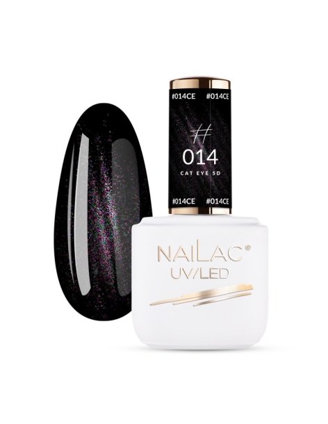 Cat Eye 5D #014 NaiLac 7ml - Hybrid Polish - NaiLac- 