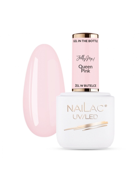 Gél a palackban JellyMe! Queen rózsaszín NaiLac 7 ml - Kemény gélek- 