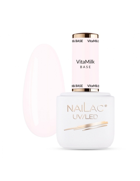 Hybrid Base- VitaMilk alap NaiLac 7ml - Minden géllakk szín - NaiLac- 