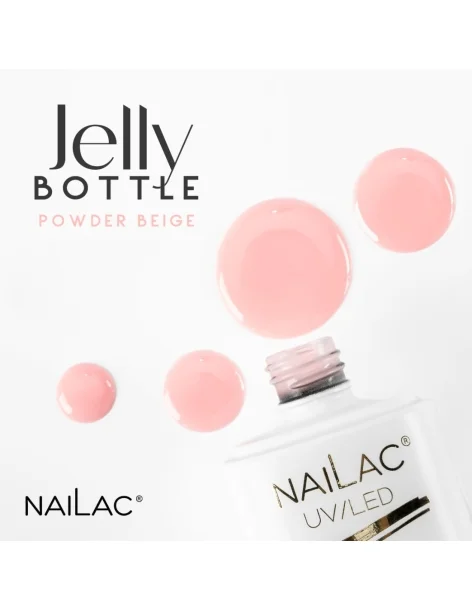 Jelly Bottle Powder Beige NaiLac 7ml - Jelly Bottle - klasyczne żele 2w1- 