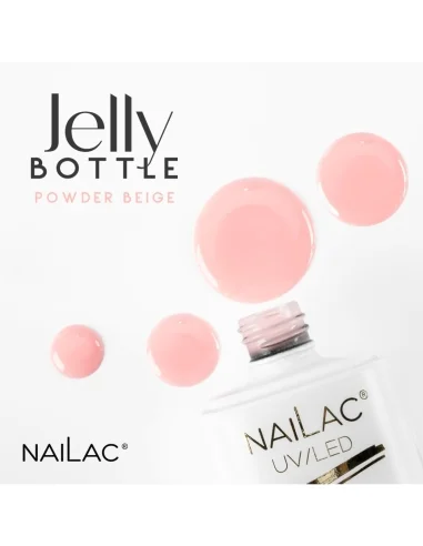 Jelly Bottle Powder Beige NaiLac 7ml - Sticlă de jeleu- 