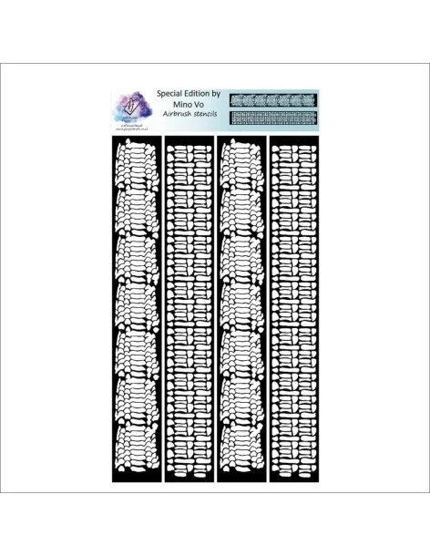 Mino VO - Stencil - Трафареты для аэрографа- 