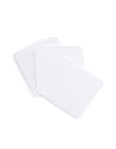 Perforated dust-free cotton pads - cotton, white 100pcs - Other- 