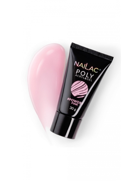Poly Acryl & Gel - Powder Pink NaiLac - Acrylogel - Metoda PolyGel- 