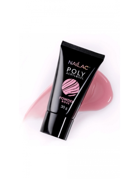 Poly Acryl&Gel #Powder Rose NaiLac - Akrylożel – metoda poliżelowa- 