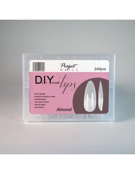 DIY - Almond shape, full cover tips - Forms/Tips- 