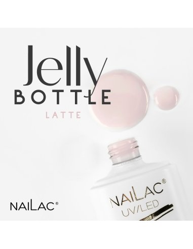 Jelly Bottle Latte NaiLac 7ml - Zselés üveg- 