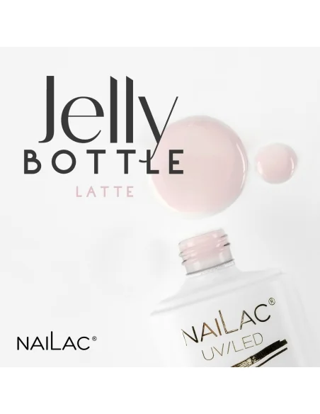 Jelly Bottle Latte NaiLac 7ml - Zselés üveg- 