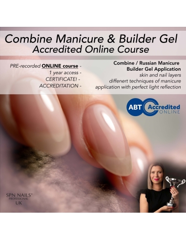 Kombinowany Manicure i Builder Gel kurs z akredytacją - Kurs online- 