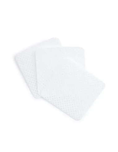 Perforated dust-free cotton pads - cotton, white 500pcs - Other- 