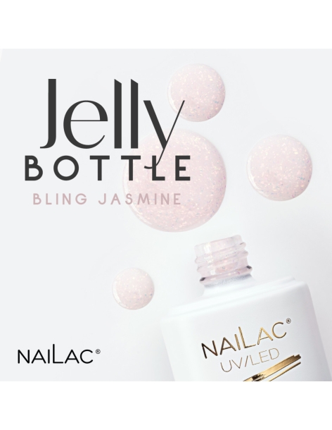 Sticluță de Gel cu Sclipici Jasmine NaiLac 7ml