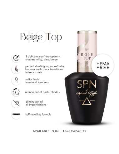 Beige Top UV LaQ 8 ml|SPN Nails Professional