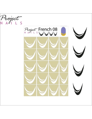 French 08- Airbrush Stencils - 1 - Categories - 
