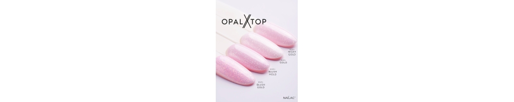OpalX - topy no wipe z drobinkami