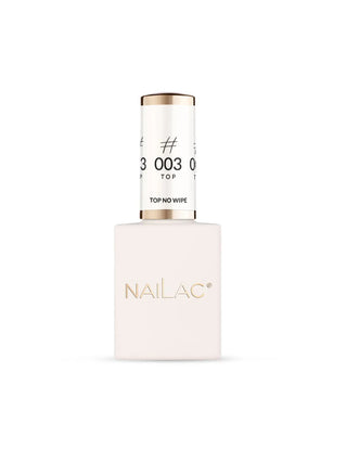 #003 NaiLac No-Wipe Gel Top Coat 10ml