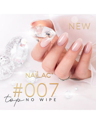 #007 No-Wipe Gel Top Coat 10ml NaiLac