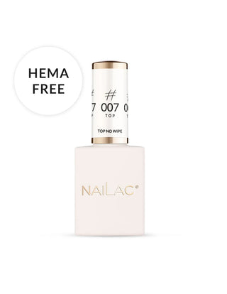 #007 No-Wipe Gel Top Coat 10ml NaiLac