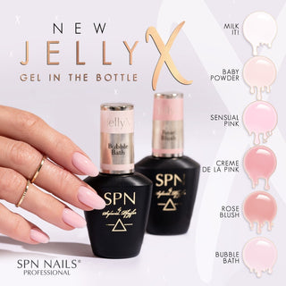 SPN Nails - Gel in a bottle JellyX Sensual Pink 8 ml