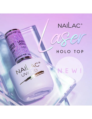 Hybrid top coat Laser Holo Top NaiLac 7ml