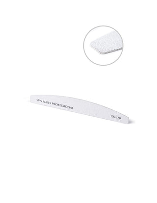 Slim File Halfmoon 120/180 individually packed- SPN Nails