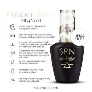 Rubber Base COLOR & GO! Milky Mood 10ml